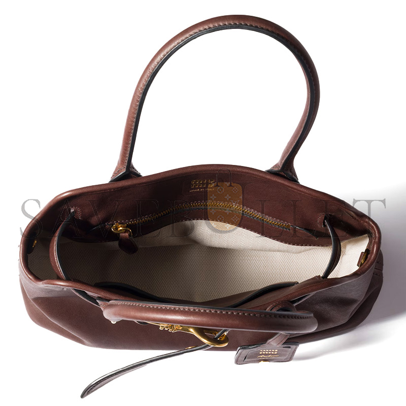 MIU MIU AVENTURE NAPPA LEATHER BAG 5BA292 (30*22*10cm) MIU MIU AVENTURE NAPPA LEATHER BAG 5BA292 (30*22*10cm)